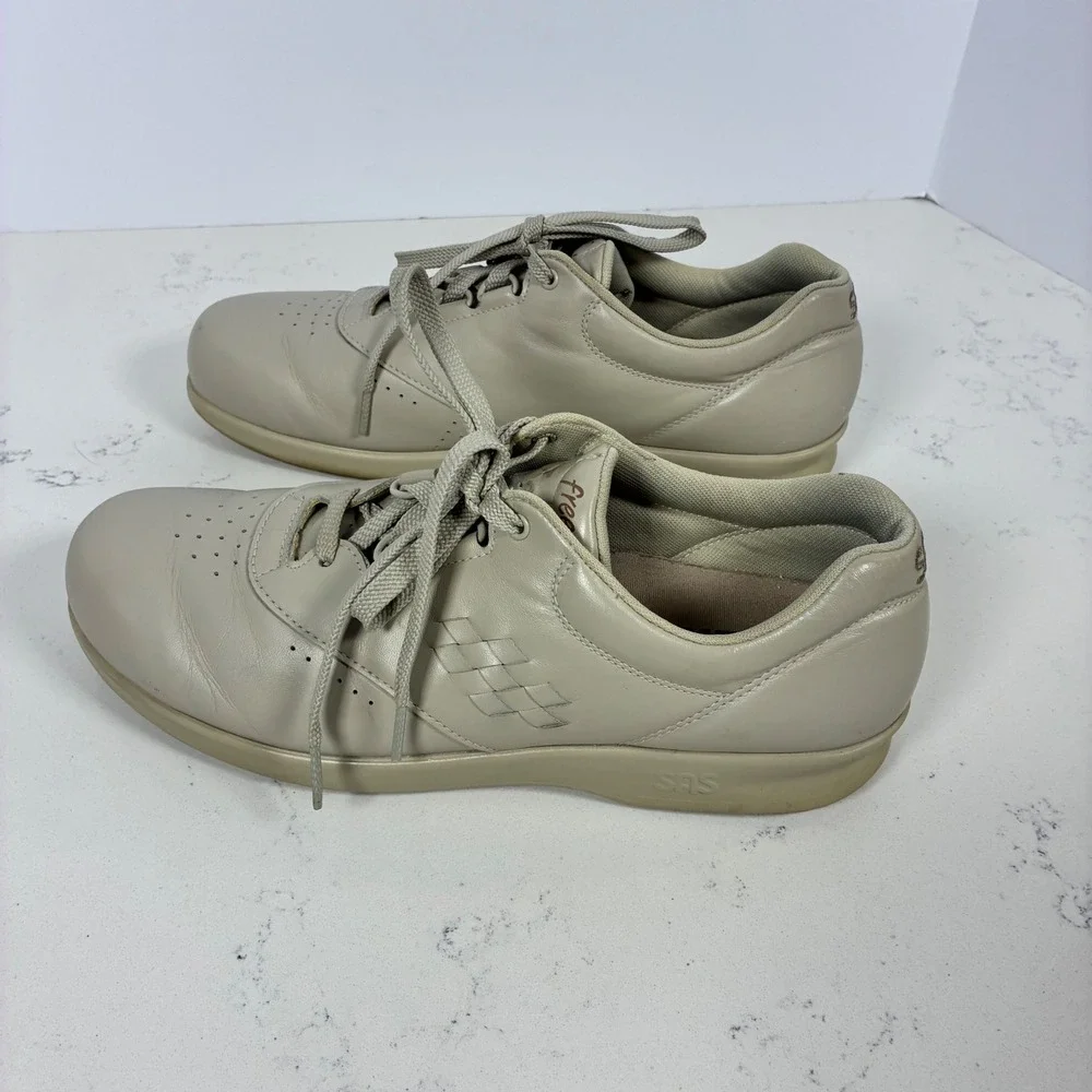 SAS Free Time Sneaker 10S Bone Leather Walking Tripad Comfor Orthopedic Nurse